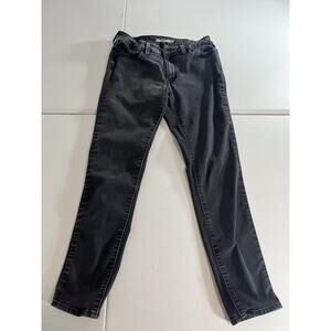 Levi’s 711 Skinny Jeans Women W29 L30 Black Gray Water Less Stretch